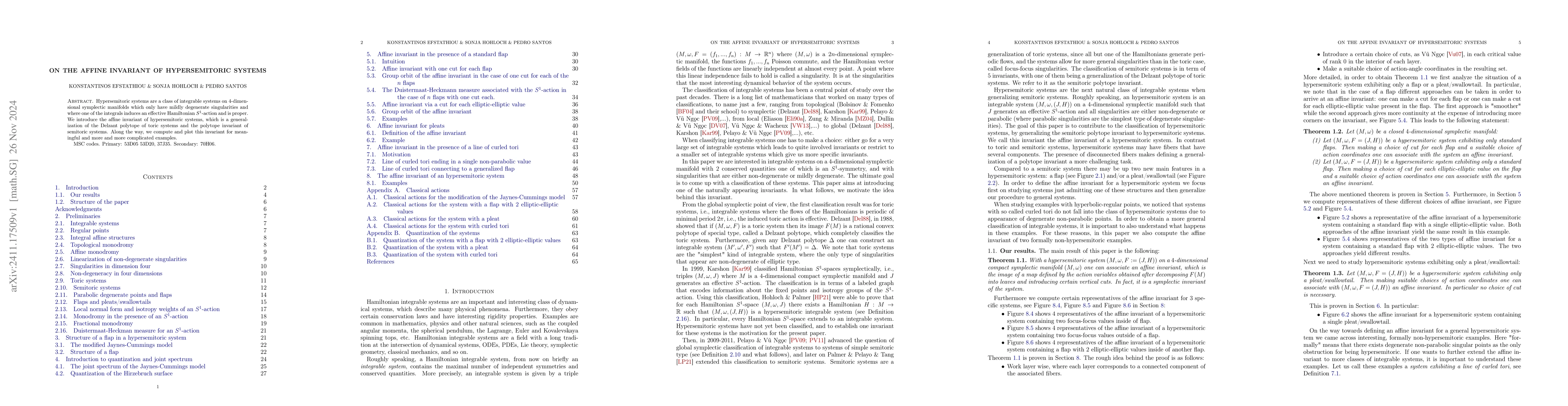 Thumbnail for On the affine invariant of hypersemitoric systems