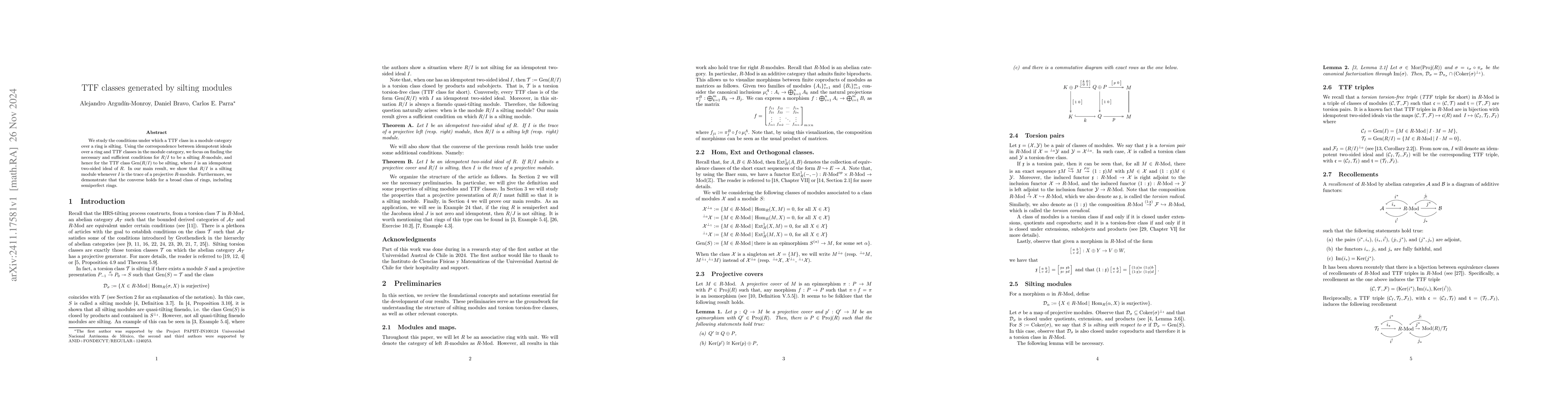 Thumbnail for TTF classes generated by silting modules