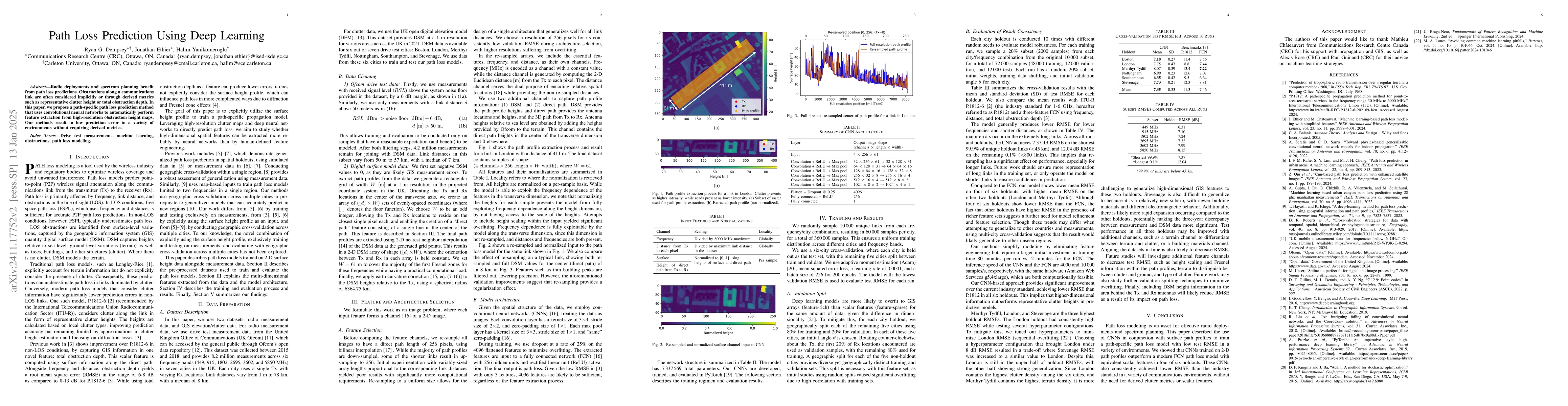 Thumbnail for Path Loss Prediction Using Deep Learning