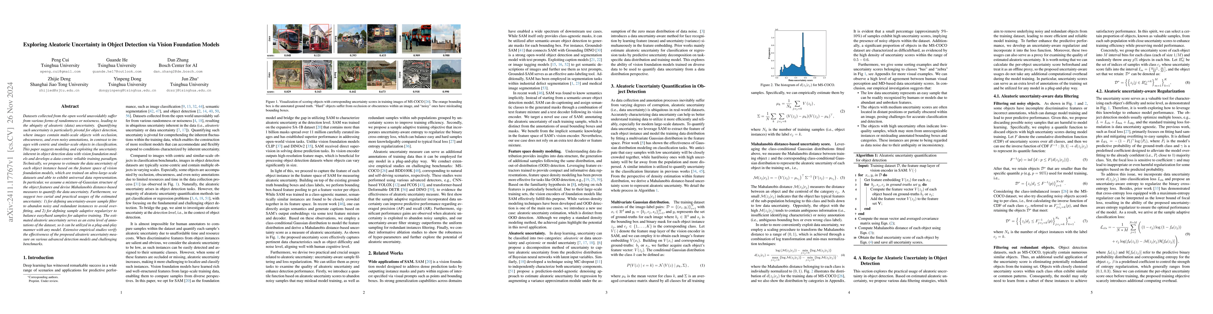 Thumbnail for Exploring Aleatoric Uncertainty in Object Detection via Vision
  Foundation Models