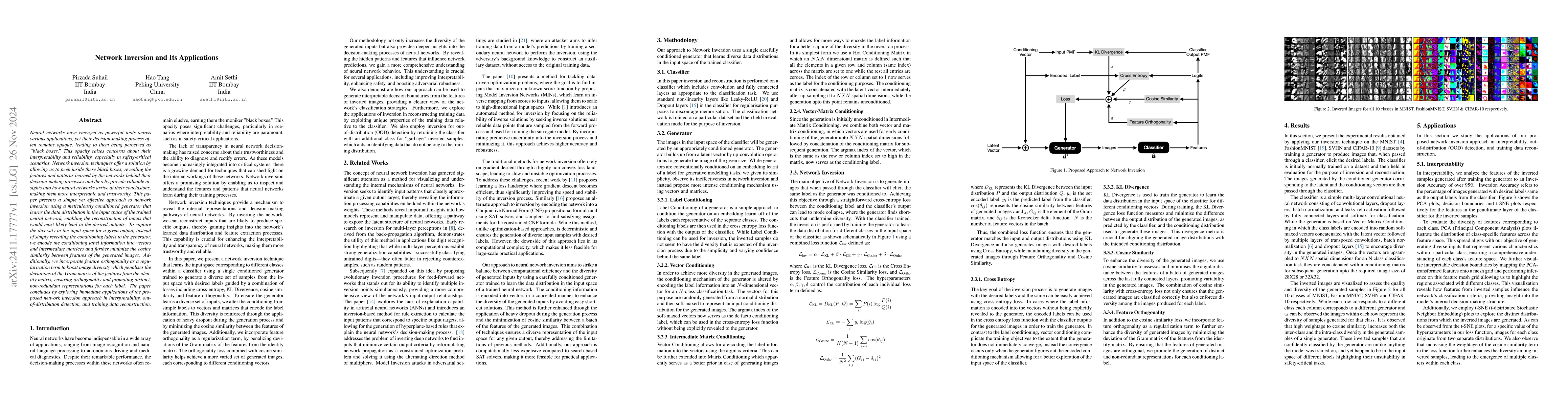 Thumbnail for Network Inversion and Its Applications