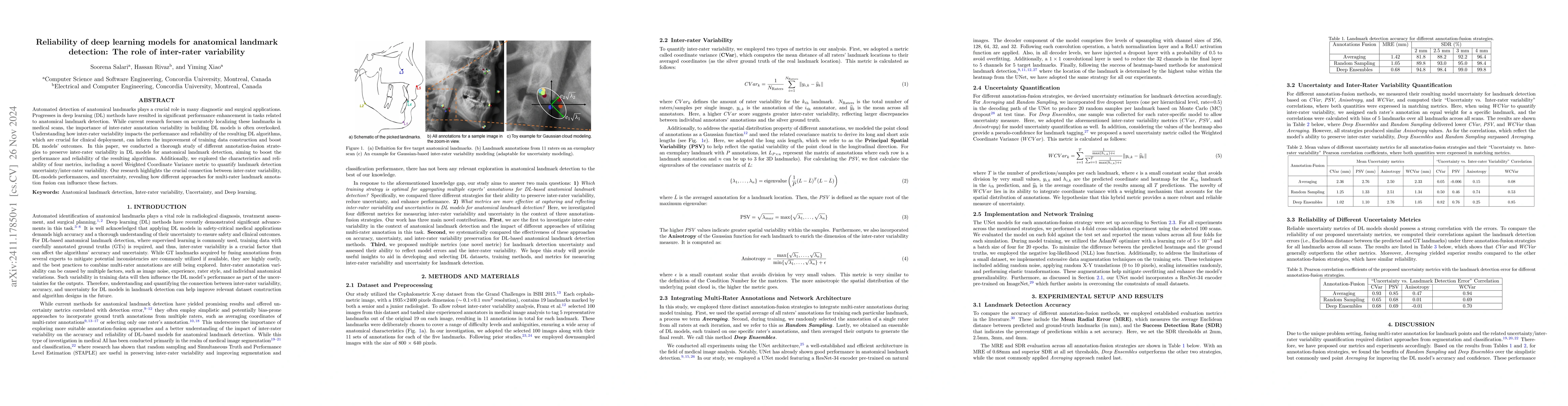 Thumbnail for Reliability of deep learning models for anatomical landmark detection:
  The role of inter-rater variability