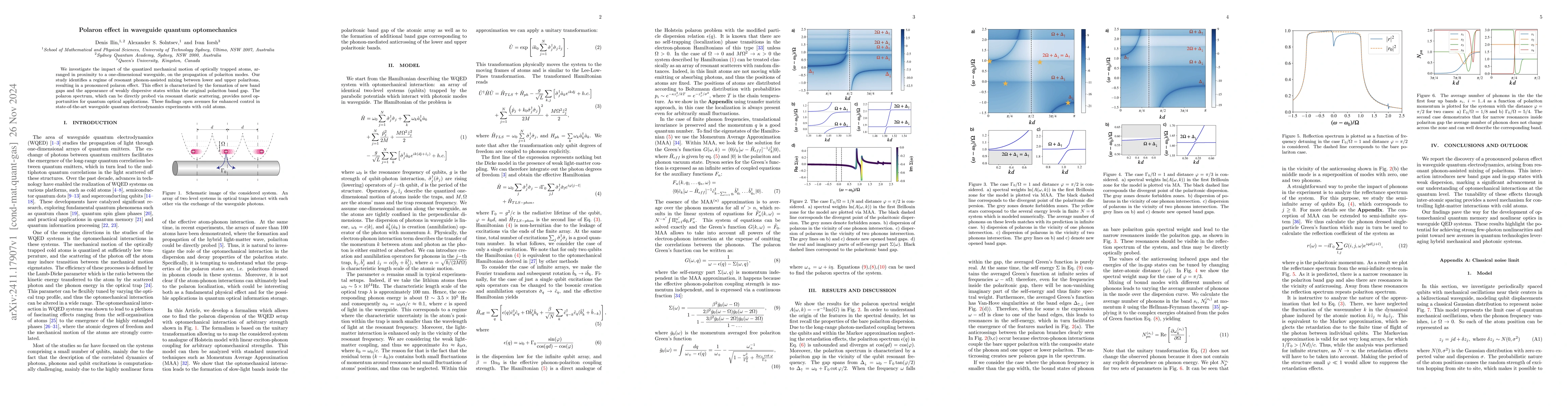 Thumbnail for Polaron effect in waveguide quantum optomechanics