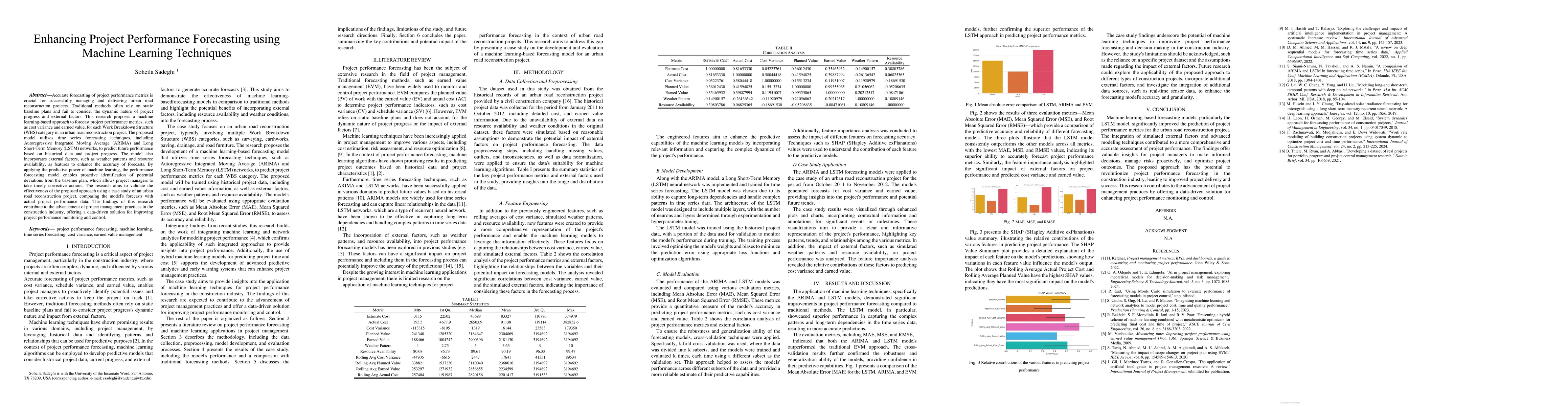 Thumbnail for Enhancing Project Performance Forecasting using Machine Learning
  Techniques