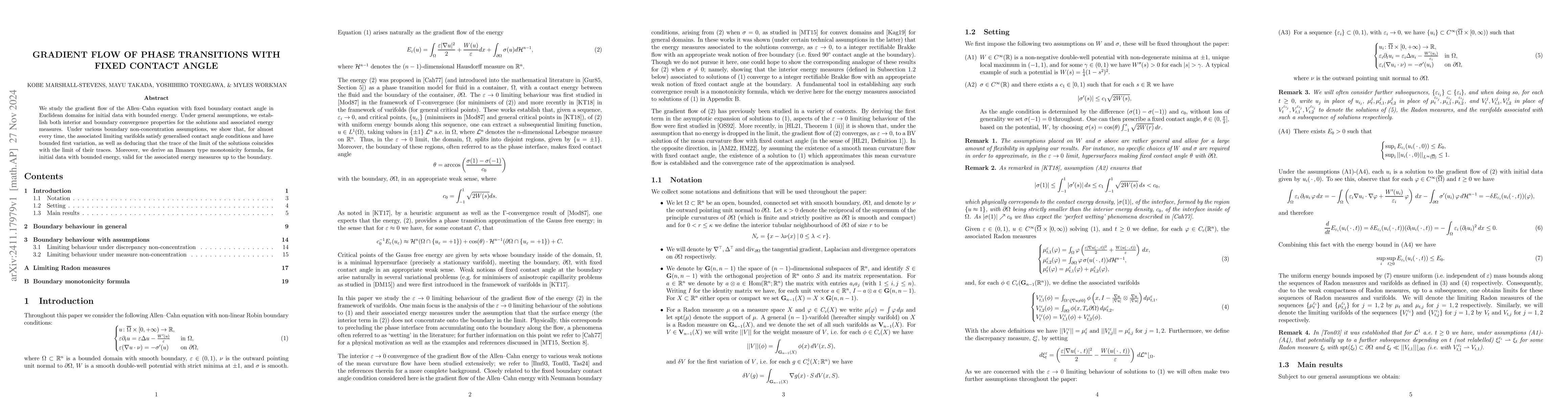 Thumbnail for Gradient flow of phase transitions with fixed contact angle