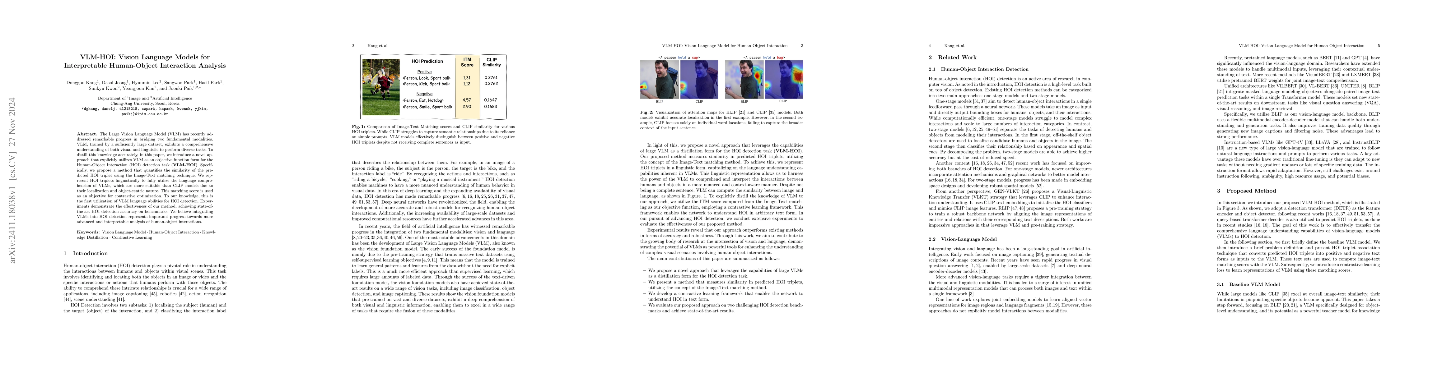 Thumbnail for VLM-HOI: Vision Language Models for Interpretable Human-Object
  Interaction Analysis