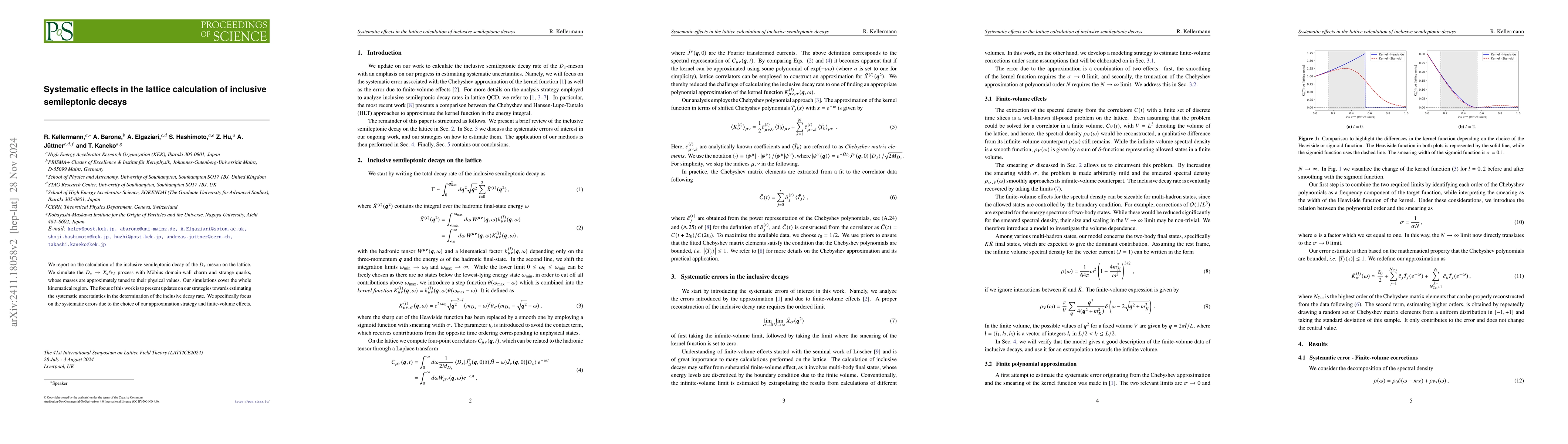Thumbnail for Systematic effects in the lattice calculation of inclusive semileptonic
  decays