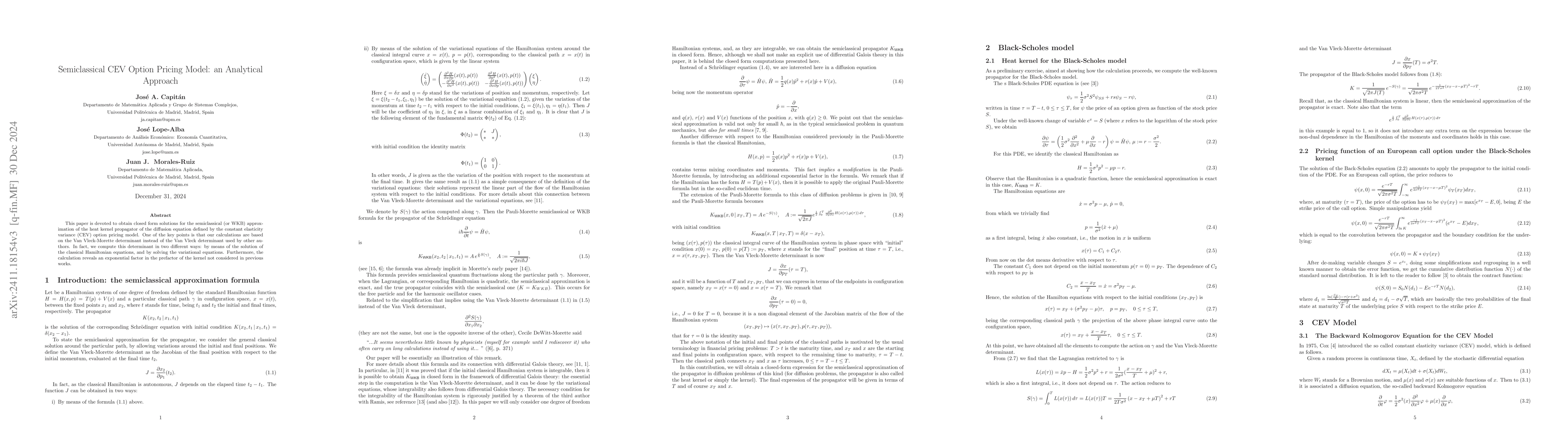 Thumbnail for Semiclassical CEV Option Pricing Model: an Analytical Approach