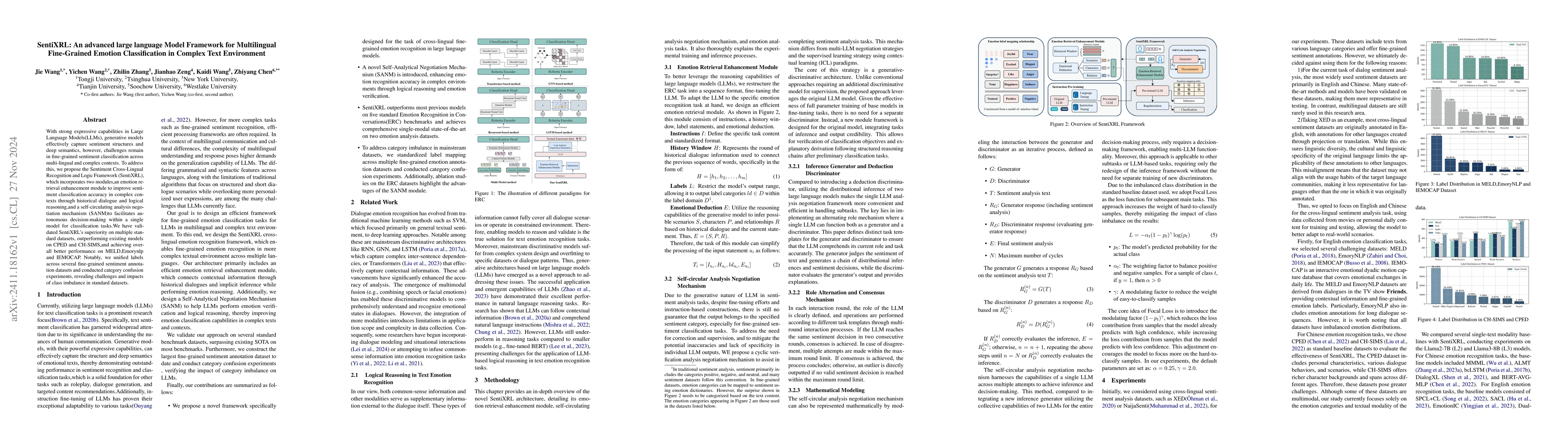 Thumbnail for SentiXRL: An advanced large language Model Framework for Multilingual
  Fine-Grained Emotion Classification in Complex Text Environment