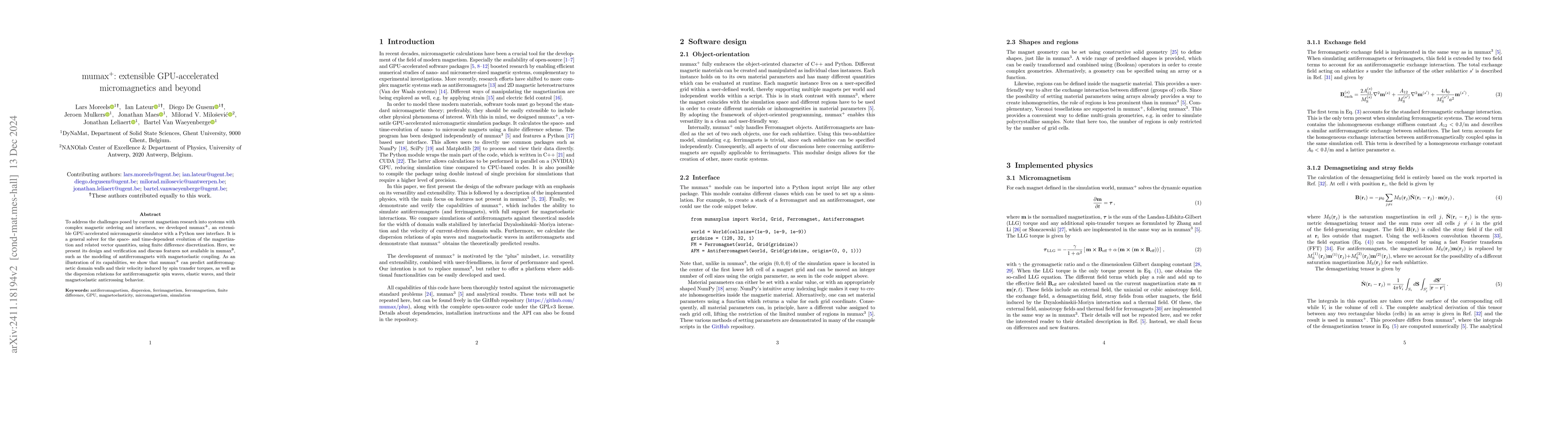 Thumbnail for mumax+: extensible GPU-accelerated micromagnetics and beyond