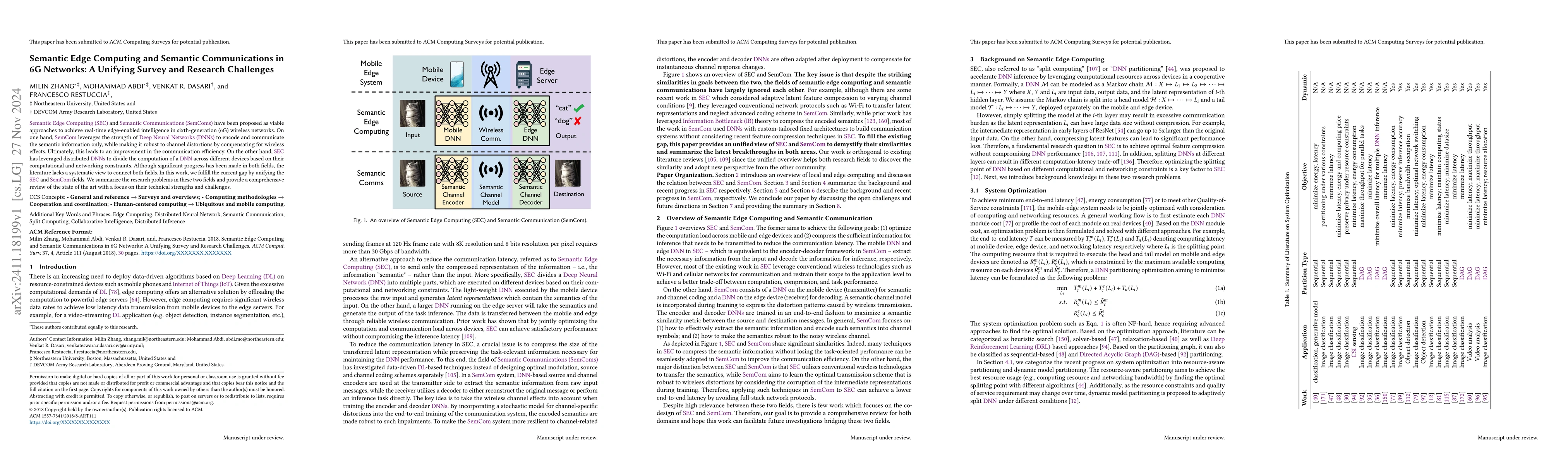 Thumbnail for Semantic Edge Computing and Semantic Communications in 6G Networks: A
  Unifying Survey and Research Challenges