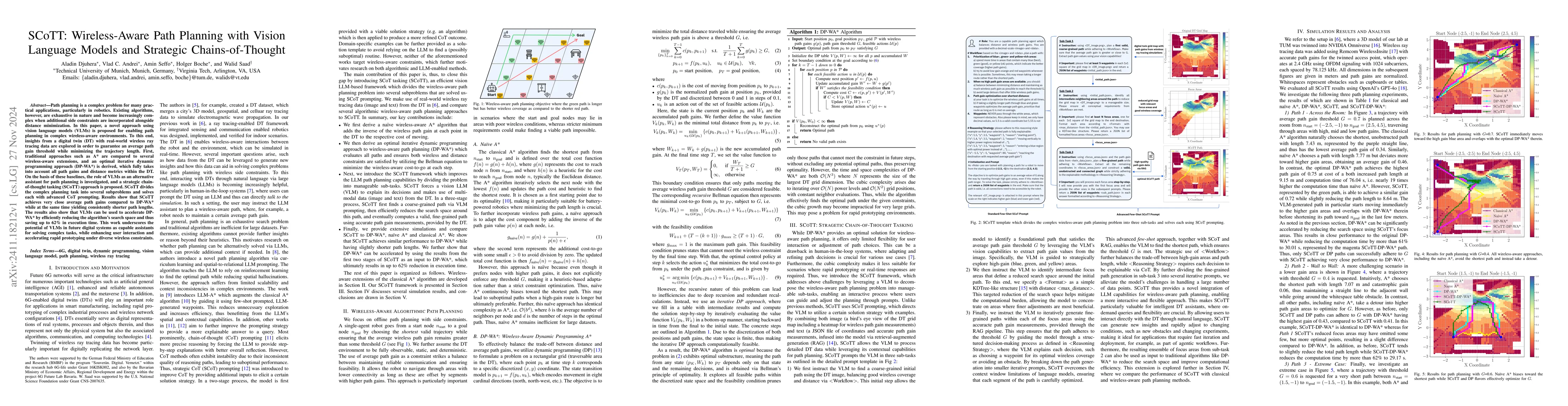 Thumbnail for SCoTT: Wireless-Aware Path Planning with Vision Language Models and
  Strategic Chains-of-Thought