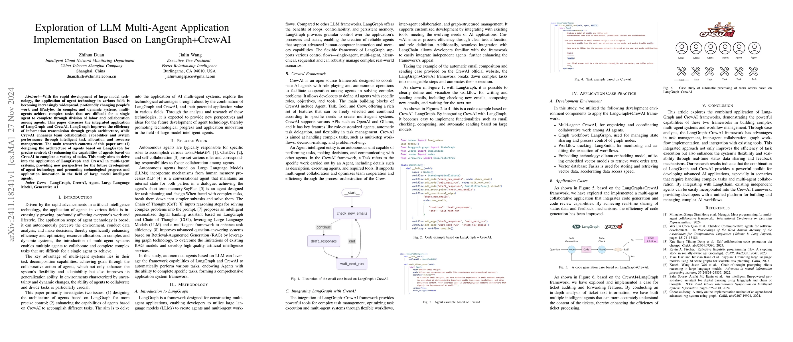 Thumbnail for Exploration of LLM Multi-Agent Application Implementation Based on
  LangGraph+CrewAI