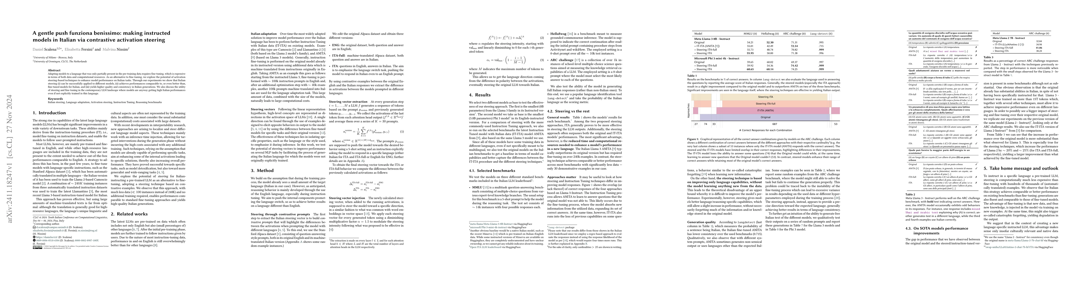 Thumbnail for A gentle push funziona benissimo: making instructed models in Italian
  via contrastive activation steering