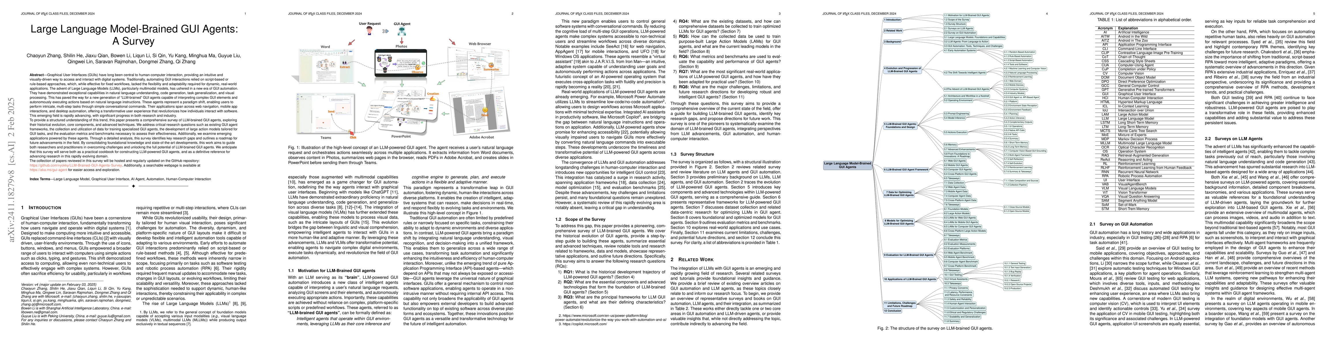 Thumbnail for Large Language Model-Brained GUI Agents: A Survey