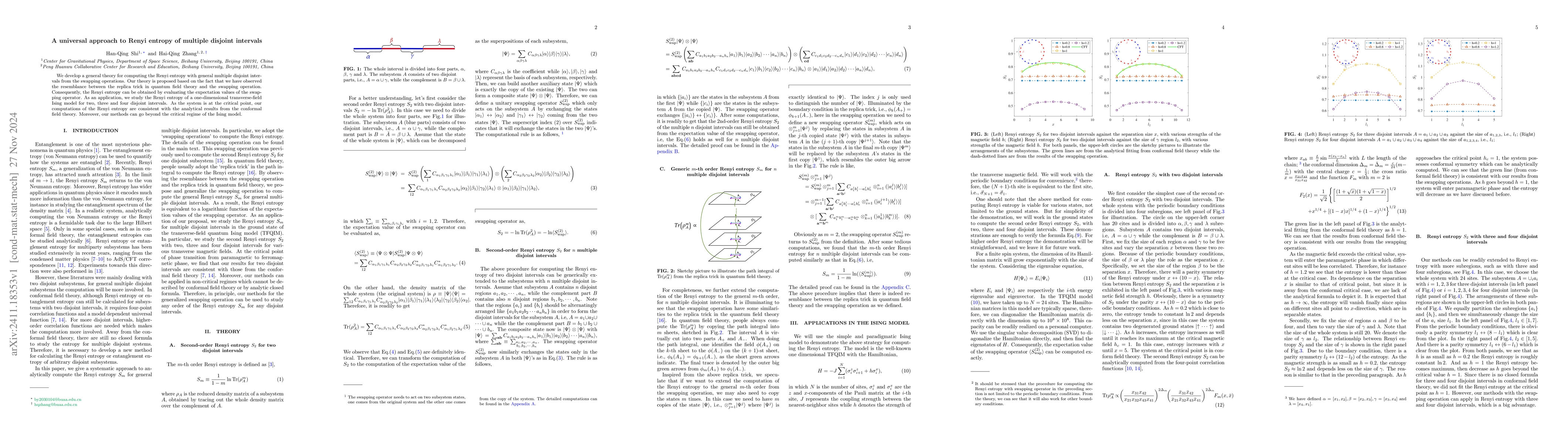 Thumbnail for A universal approach to Renyi entropy of multiple disjoint intervals