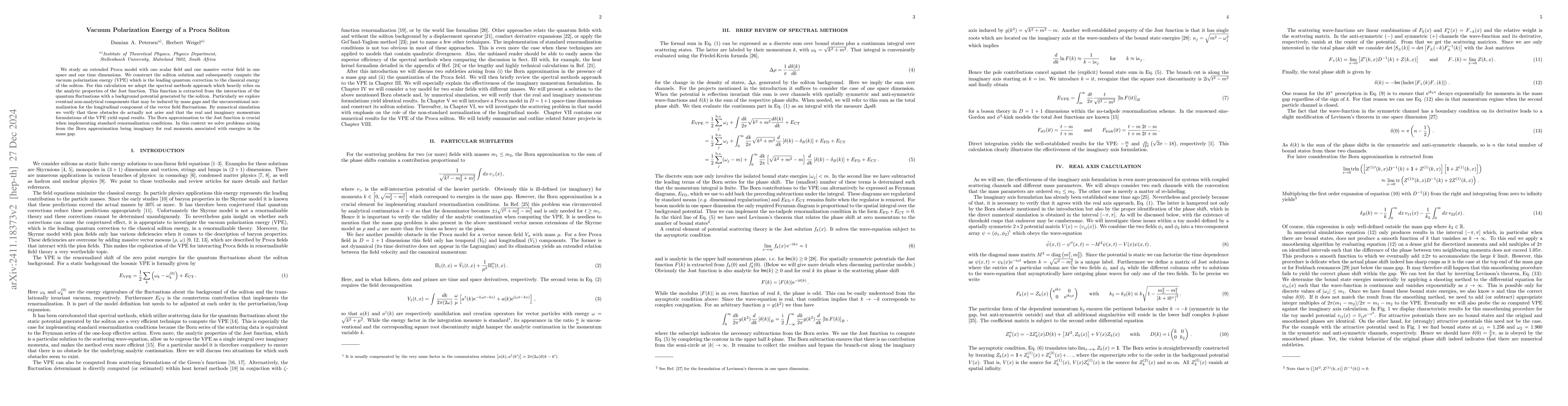 Thumbnail for Vacuum Polarization Energy of a Proca Soliton