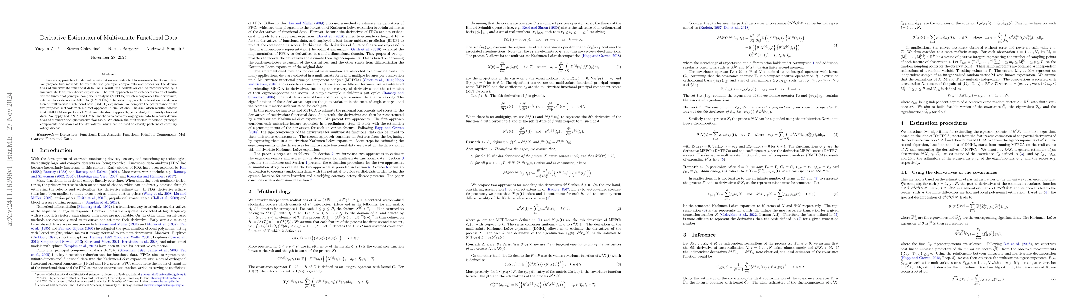 Thumbnail for Derivative Estimation of Multivariate Functional Data