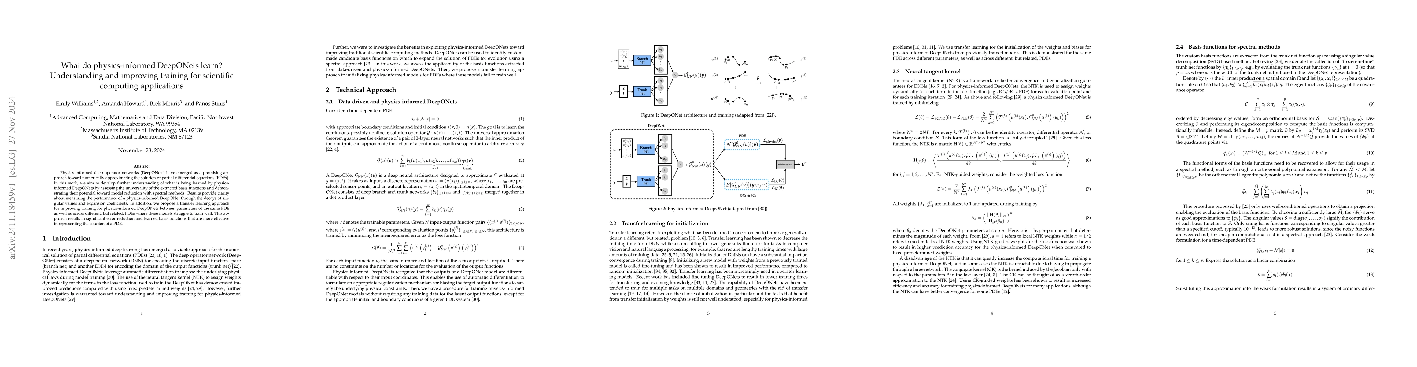 Thumbnail for What do physics-informed DeepONets learn? Understanding and improving
  training for scientific computing applications