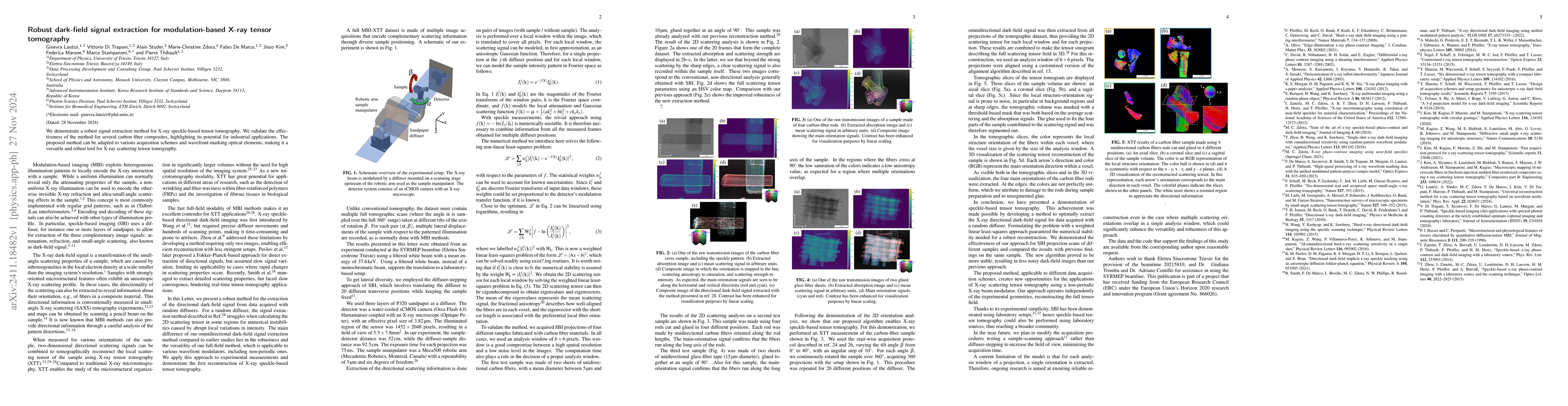 Thumbnail for Robust dark-field signal extraction for modulation-based X-ray tensor
  tomography