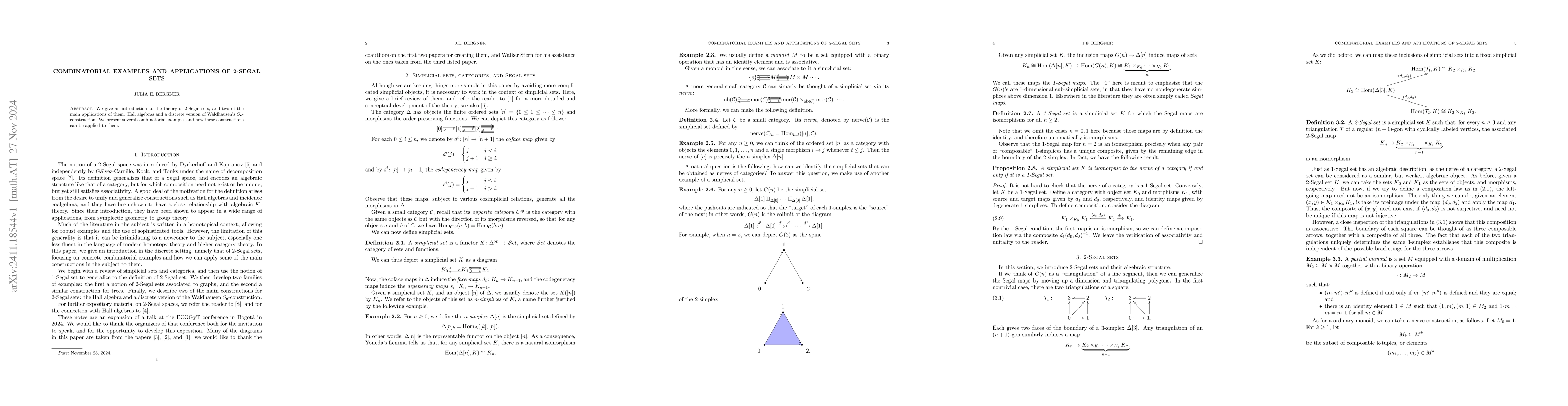 Thumbnail for Combinatorial examples and applications of 2-Segal sets