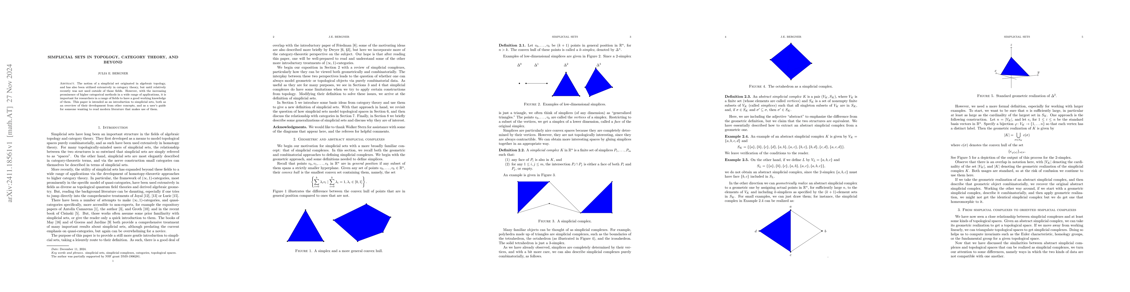 Thumbnail for Simplicial sets in topology, category theory, and beyond