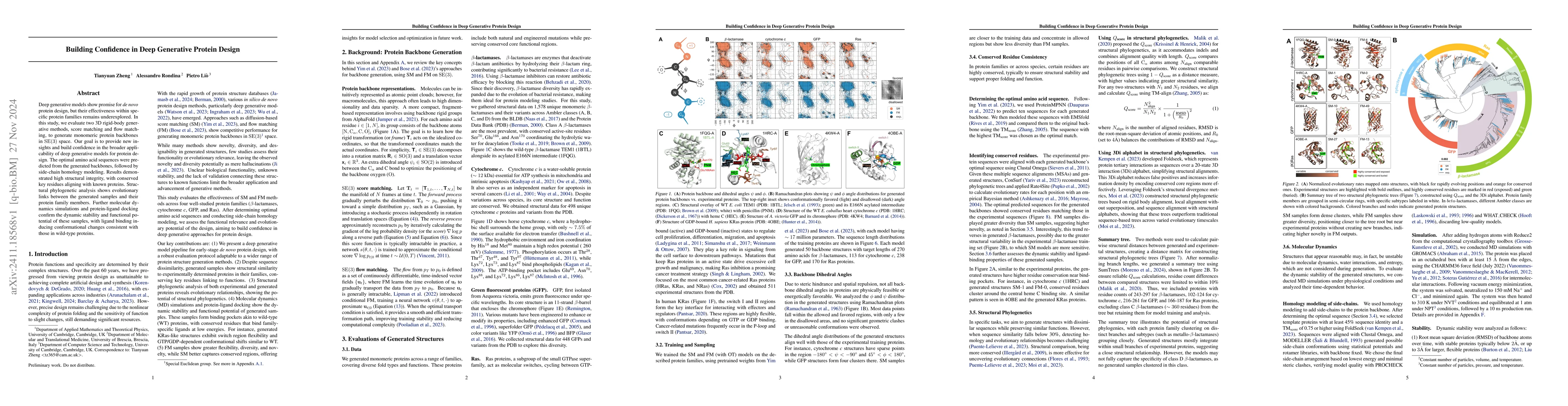 Thumbnail for Building Confidence in Deep Generative Protein Design