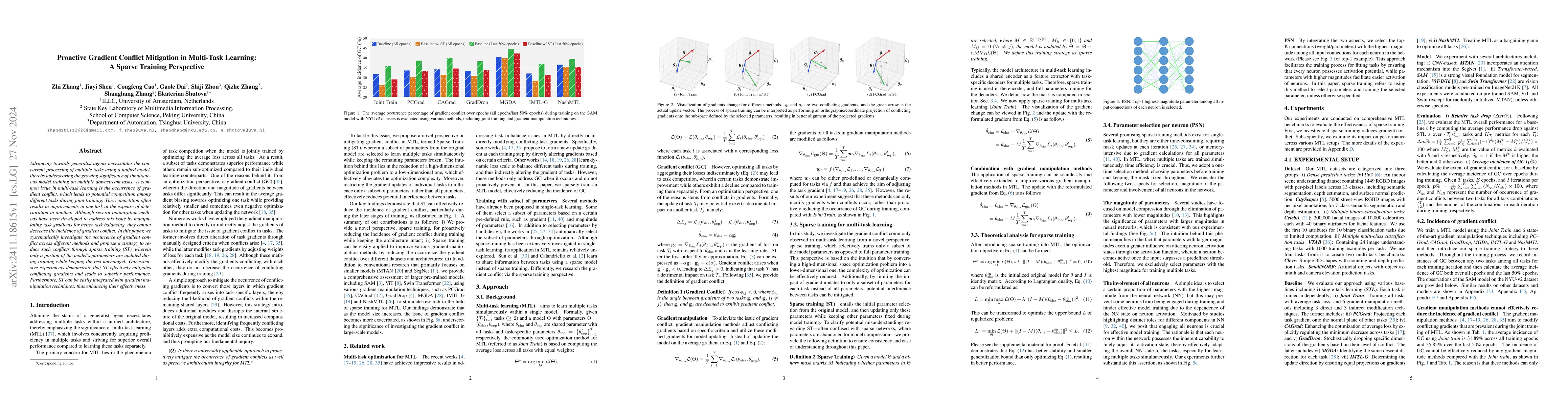 Thumbnail for Proactive Gradient Conflict Mitigation in Multi-Task Learning: A Sparse
  Training Perspective