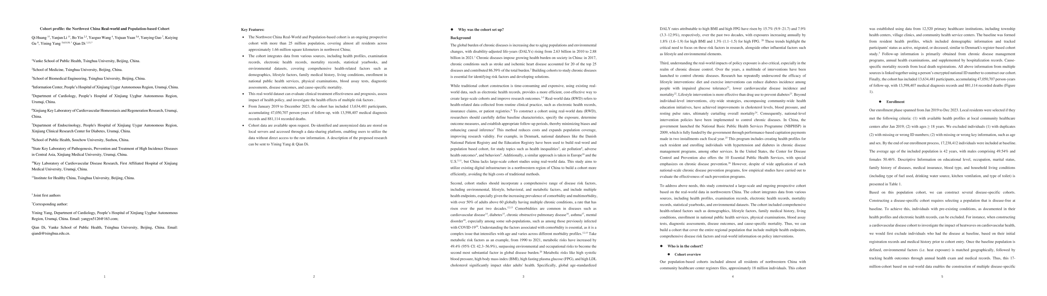 Thumbnail for Cohort profile: the Northwest China Real-world and Population-based
  Cohort