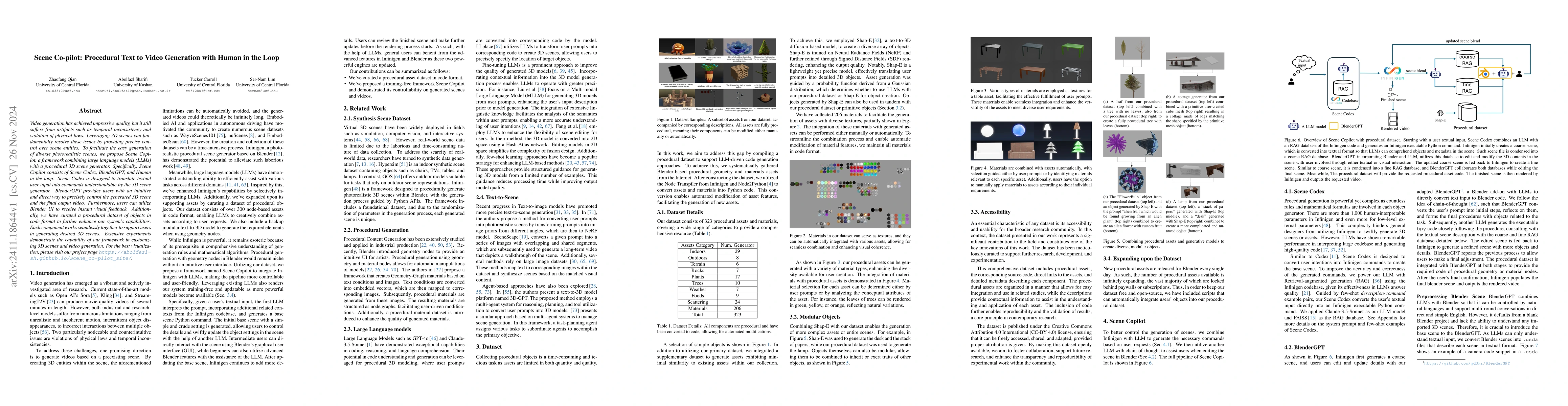 Thumbnail for Scene Co-pilot: Procedural Text to Video Generation with Human in the
  Loop
