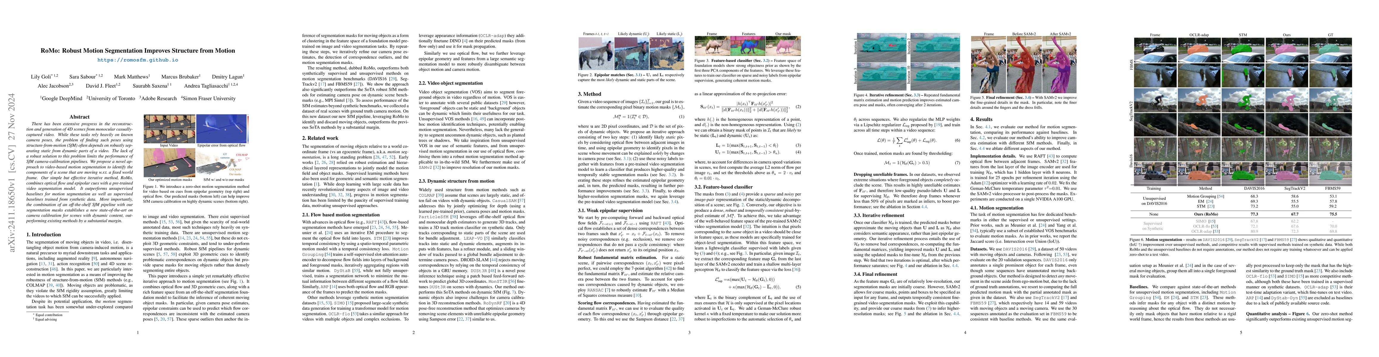 Thumbnail for RoMo: Robust Motion Segmentation Improves Structure from Motion
