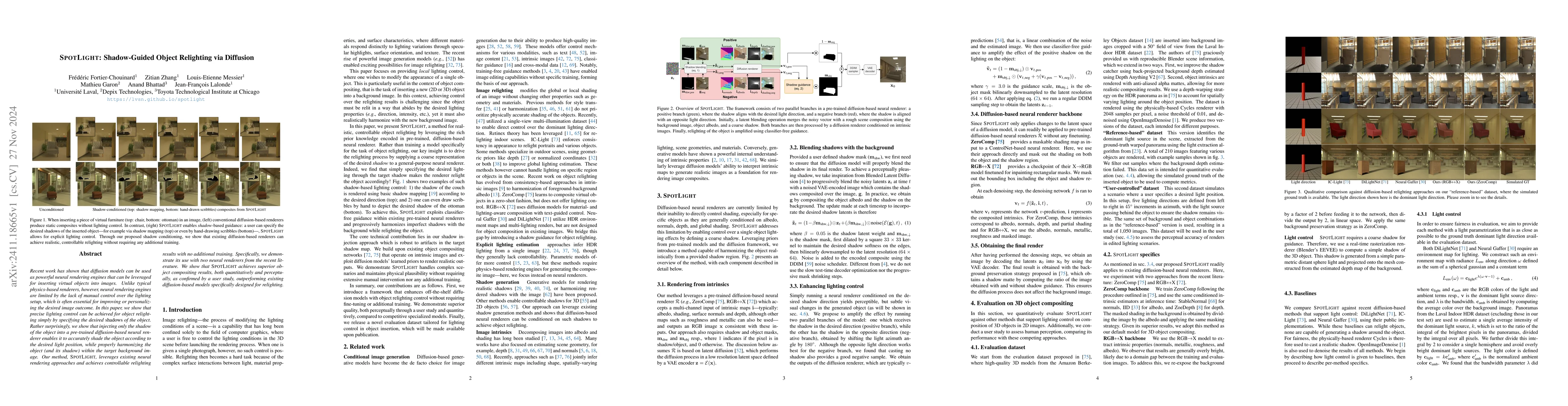 Thumbnail for SpotLight: Shadow-Guided Object Relighting via Diffusion