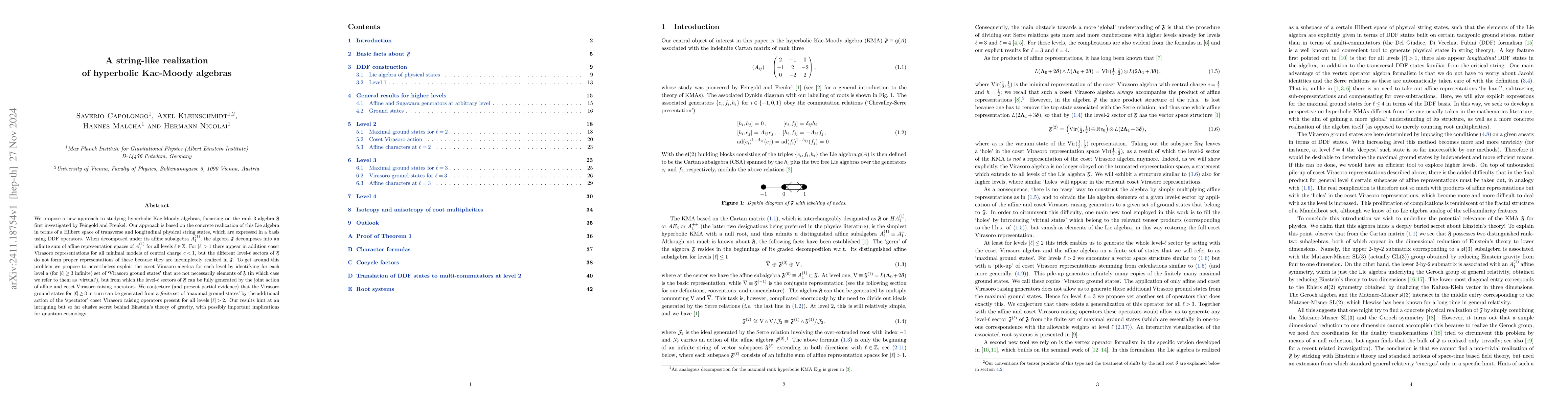 Thumbnail for A string-like realization of hyperbolic Kac-Moody algebras