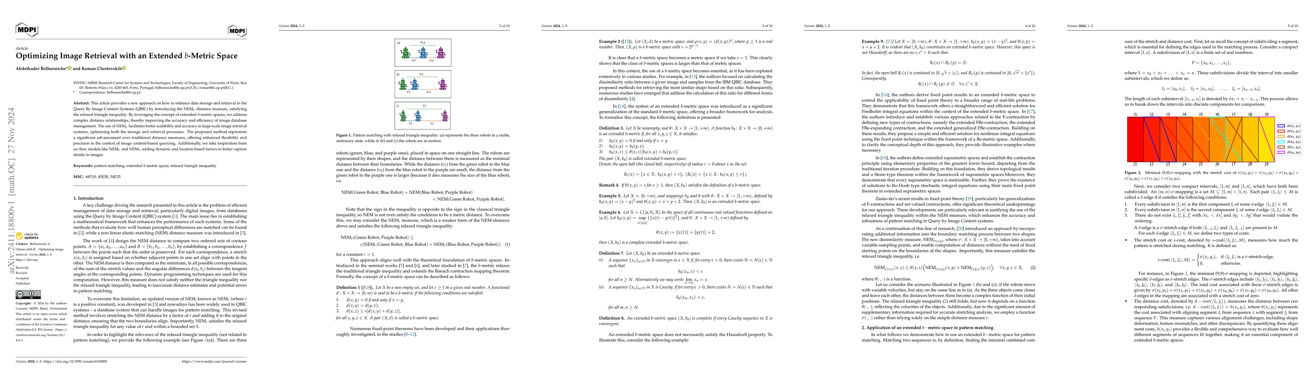 Thumbnail for Optimizing Image Retrieval with an Extended b-Metric Space