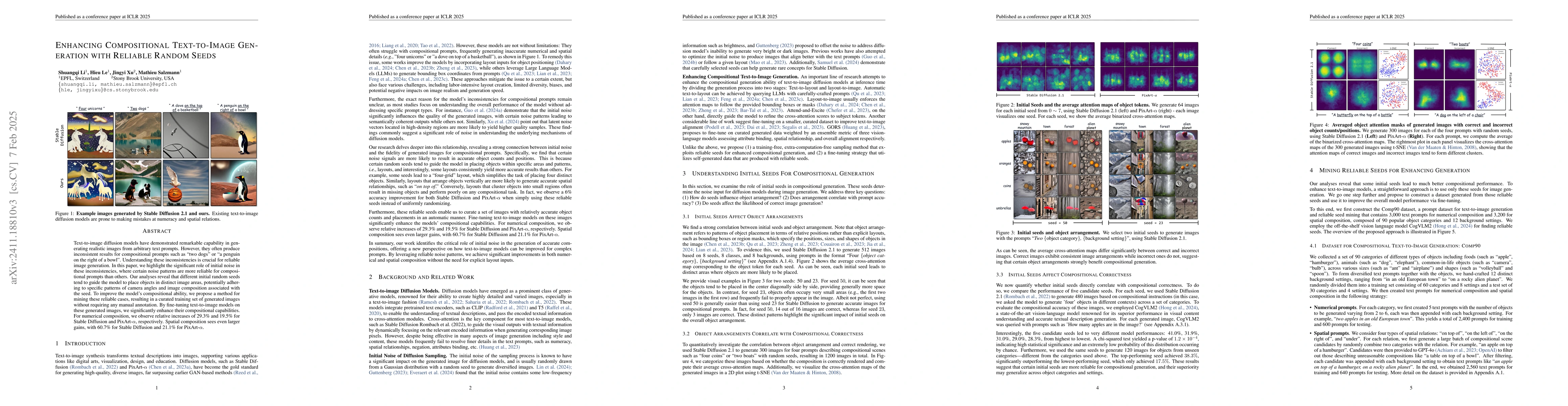 Thumbnail for Enhancing Compositional Text-to-Image Generation with Reliable Random
  Seeds