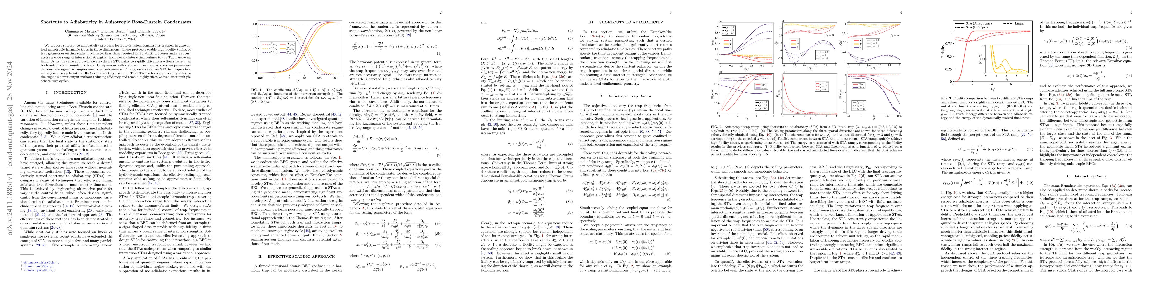 Thumbnail for Shortcuts to Adiabaticity in Anisotropic Bose-Einstein Condensates