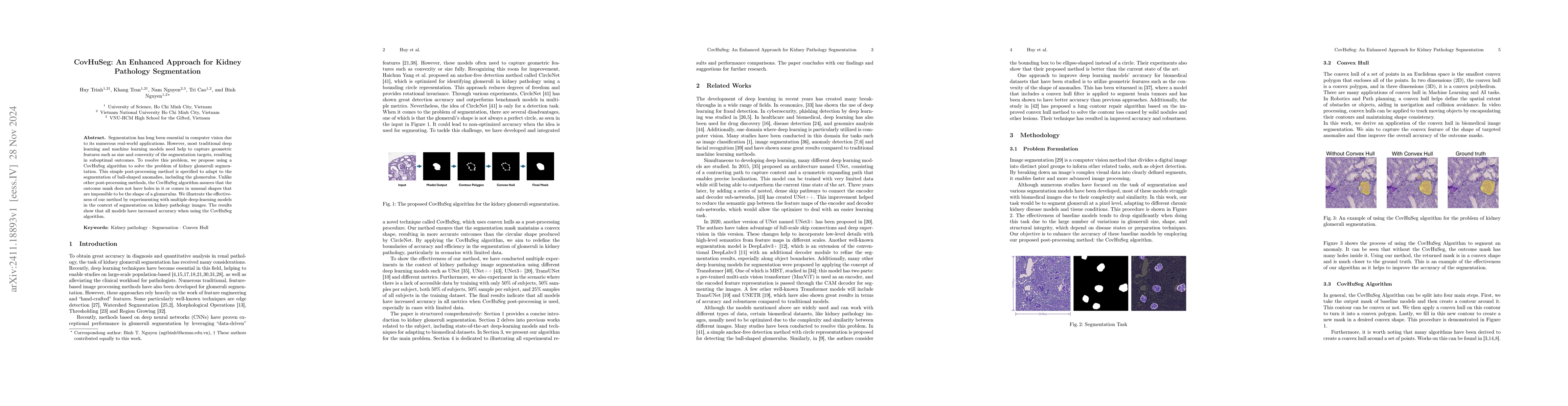 Thumbnail for CovHuSeg: An Enhanced Approach for Kidney Pathology Segmentation