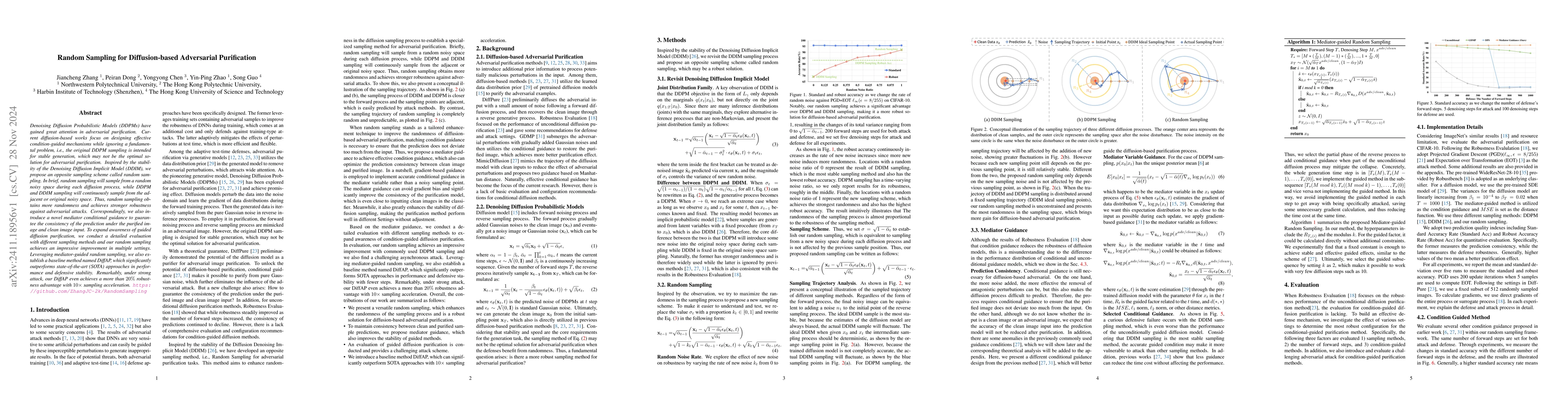 Thumbnail for Random Sampling for Diffusion-based Adversarial Purification