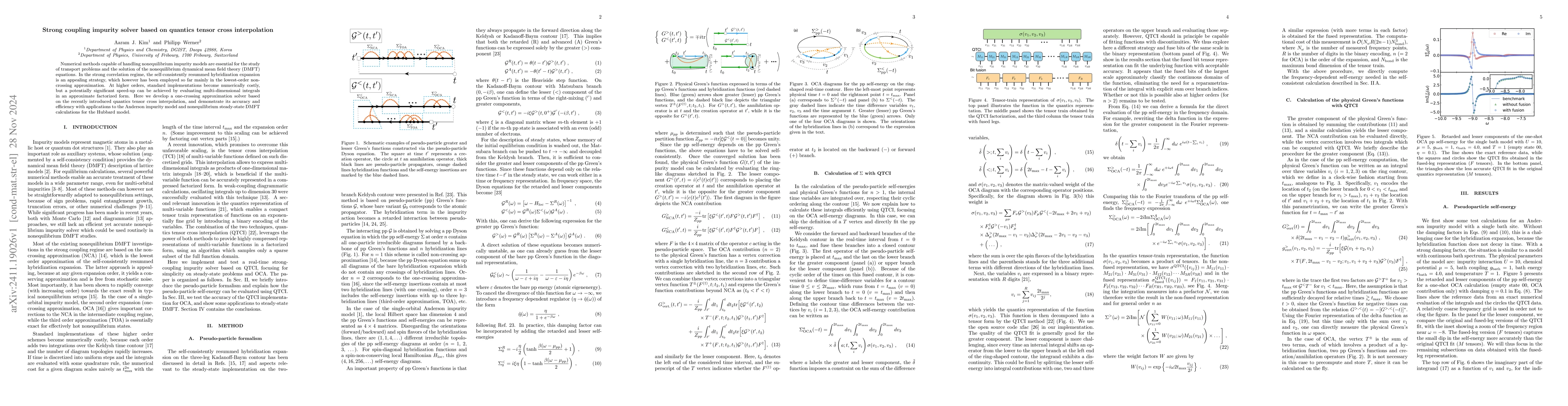 Thumbnail for Strong coupling impurity solver based on quantics tensor cross
  interpolation