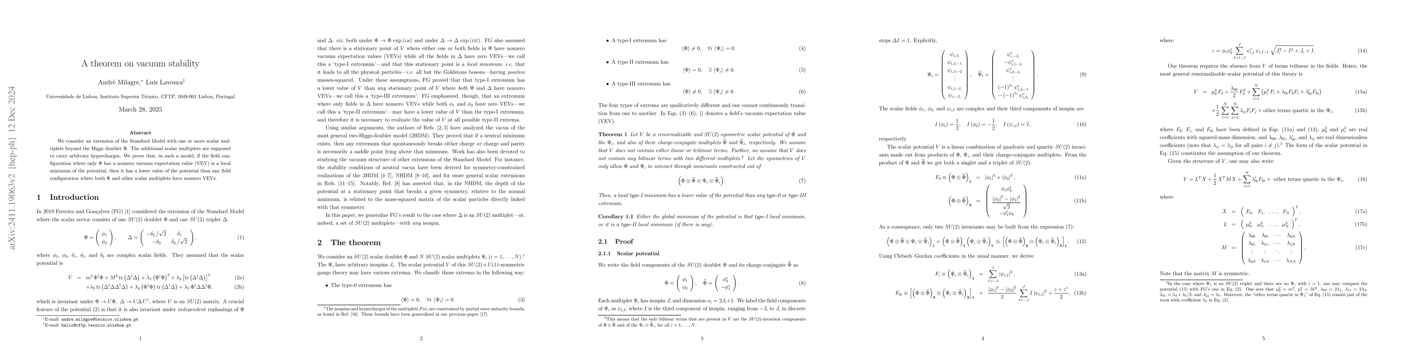 Thumbnail for A theorem on vacuum stability