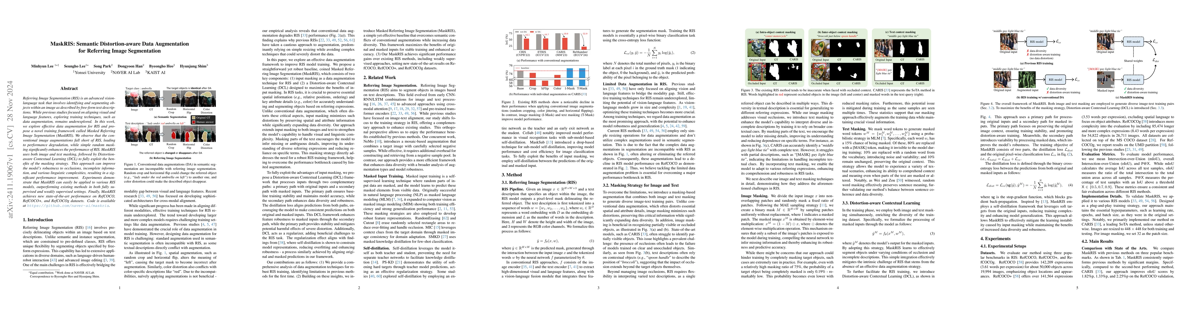 Thumbnail for MaskRIS: Semantic Distortion-aware Data Augmentation for Referring Image
  Segmentation