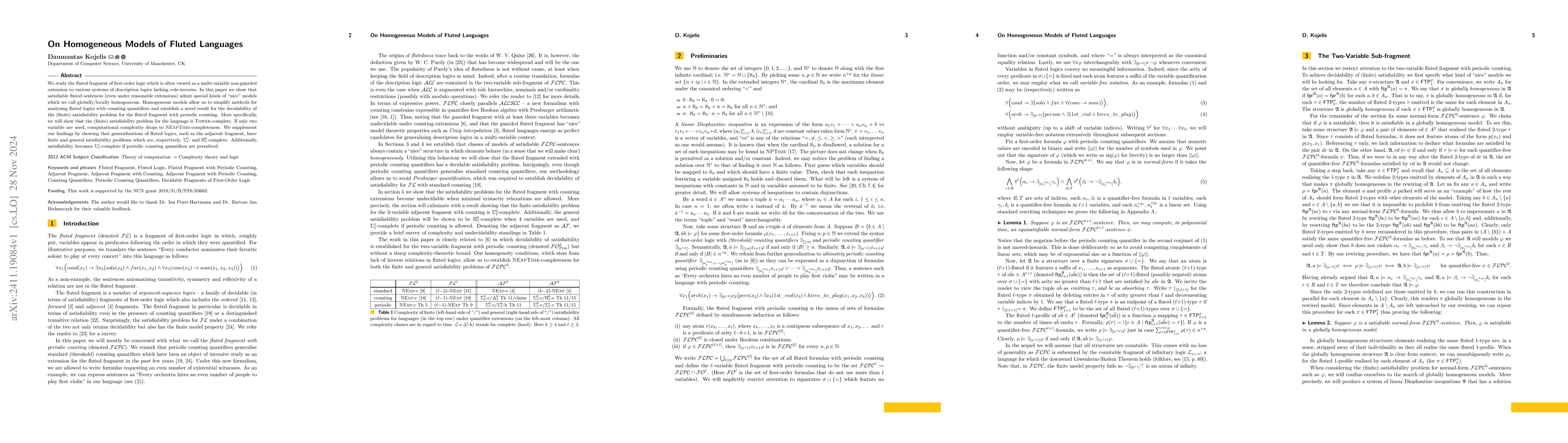 Thumbnail for On Homogeneous Model of Fluted Languages