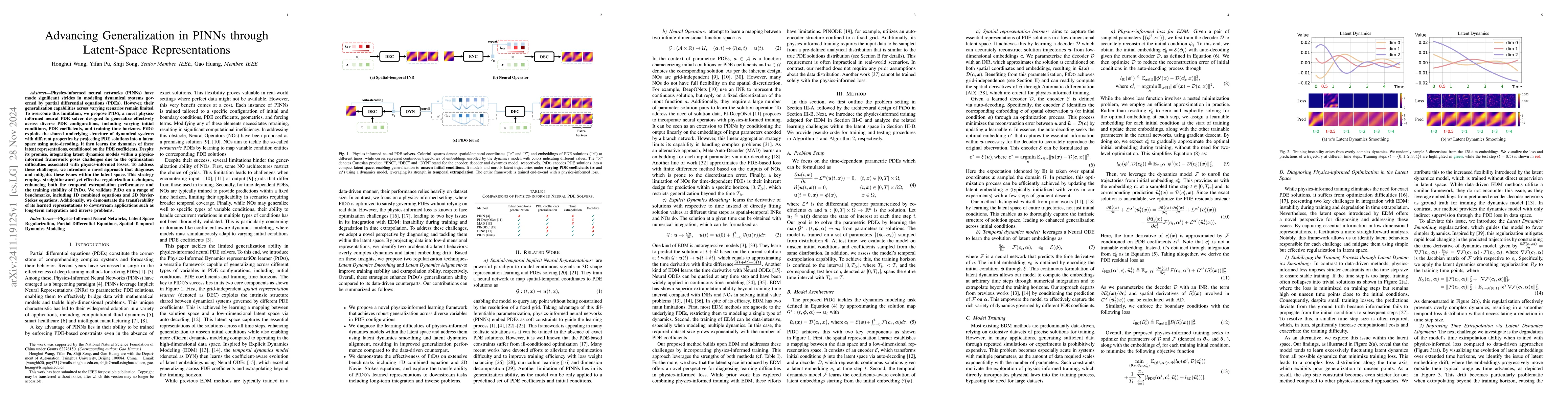 Thumbnail for Advancing Generalization in PINNs through Latent-Space Representations