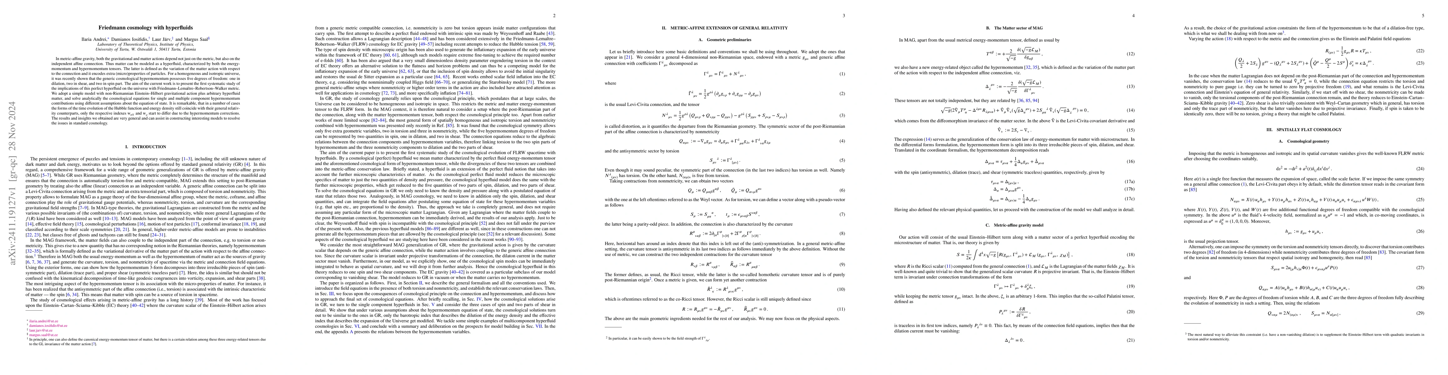 Thumbnail for Friedmann cosmology with hyperfluids