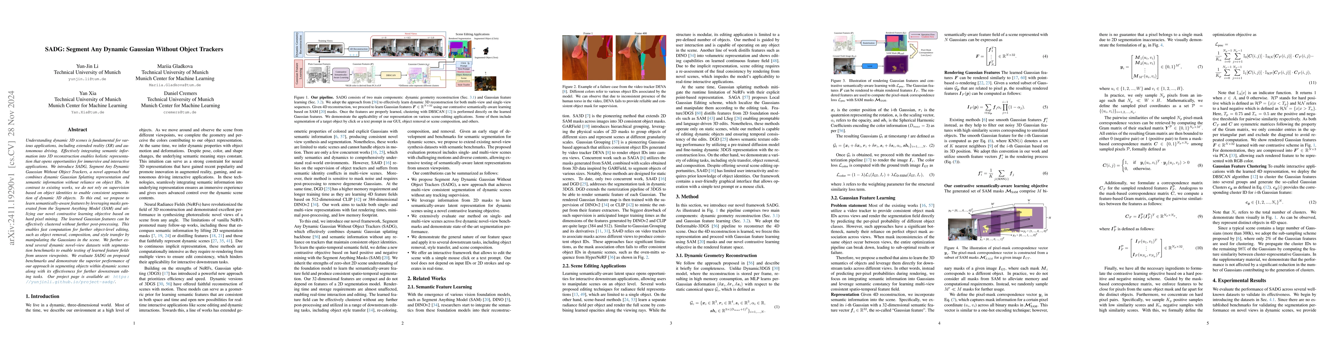 Thumbnail for SADG: Segment Any Dynamic Gaussian Without Object Trackers