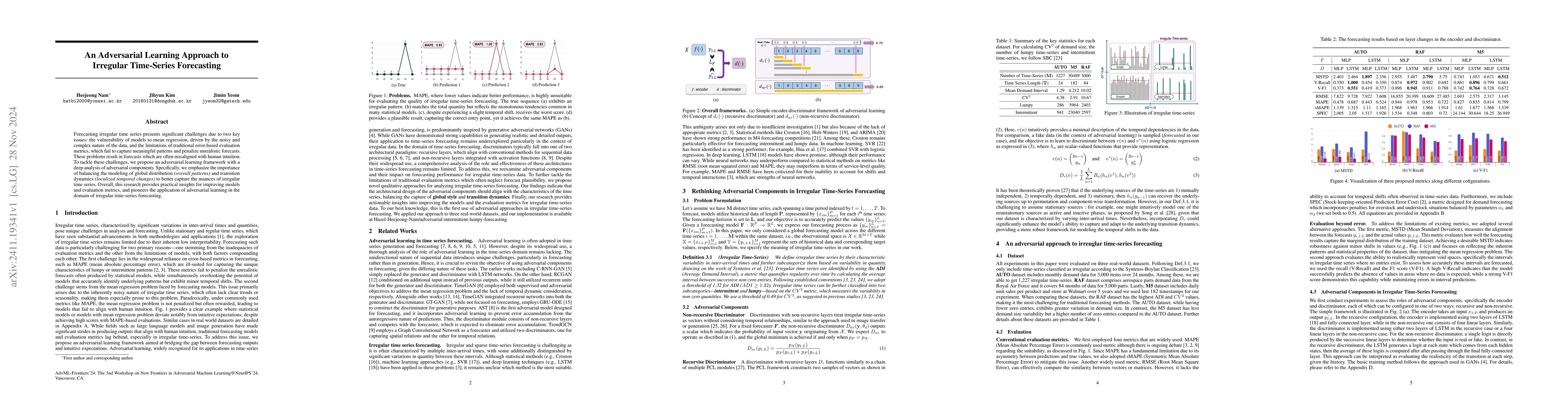 Thumbnail for An Adversarial Learning Approach to Irregular Time-Series Forecasting