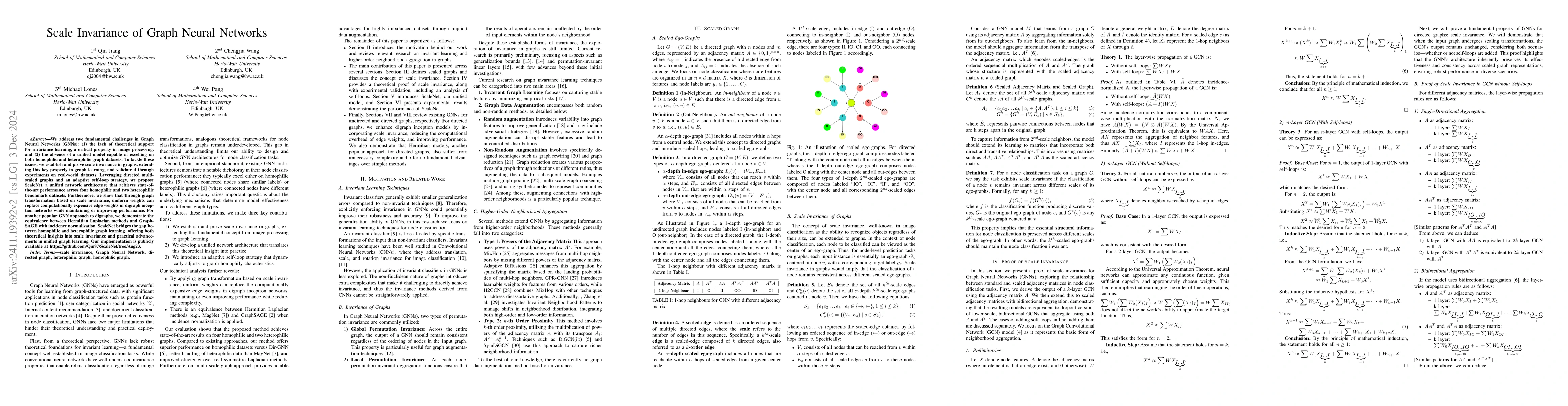 Thumbnail for Scale Invariance of Graph Neural Networks