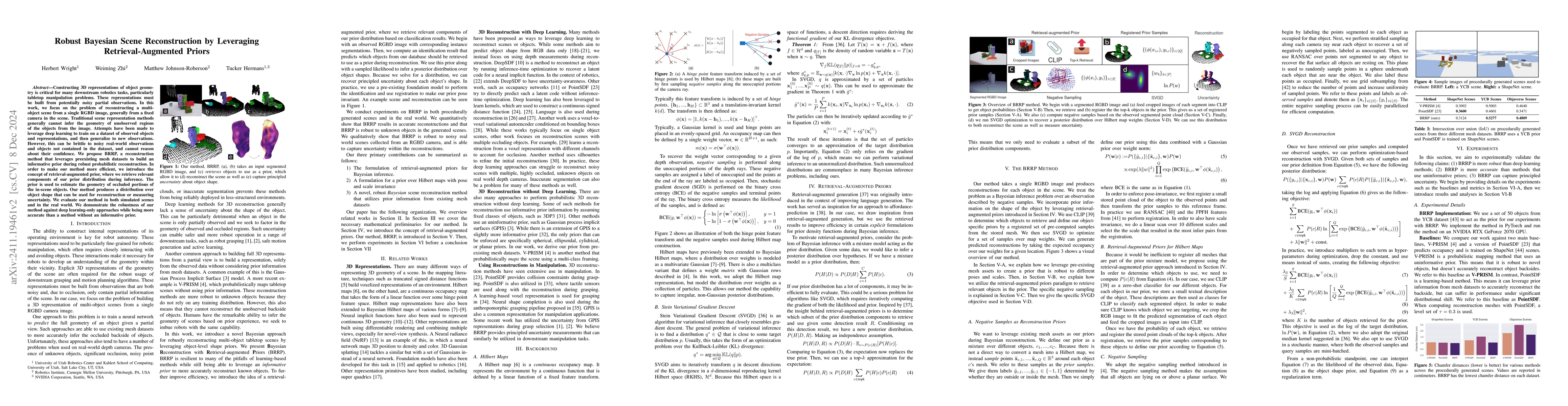 Thumbnail for Robust Bayesian Scene Reconstruction by Leveraging Retrieval-Augmented
  Priors