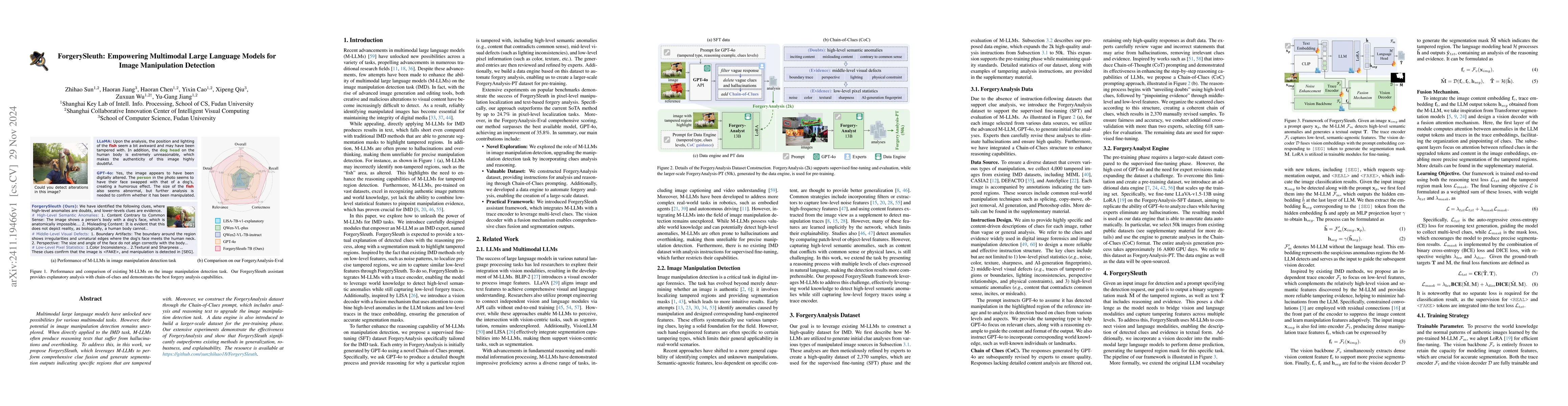 Thumbnail for ForgerySleuth: Empowering Multimodal Large Language Models for Image
  Manipulation Detection