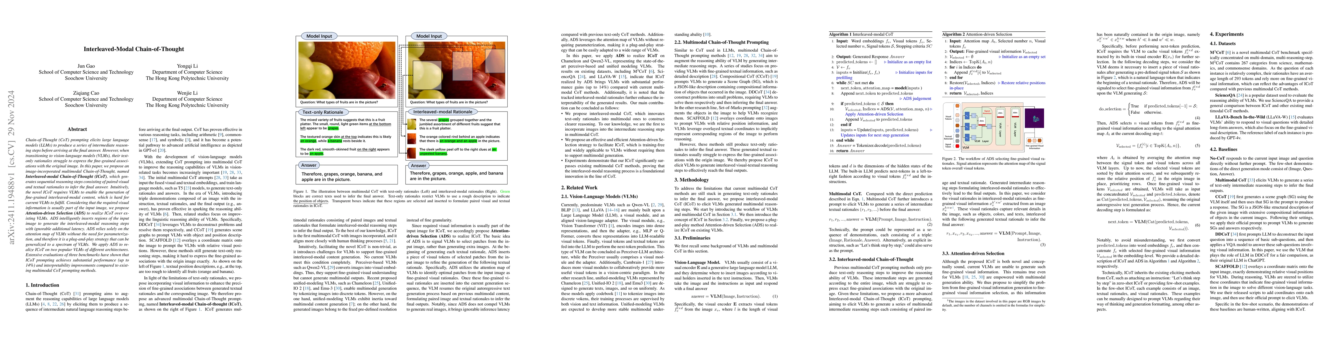 Thumbnail for Interleaved-Modal Chain-of-Thought